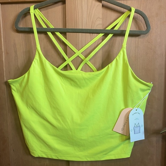 Tops - Limeade Strappy Tank Top